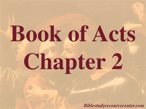 Ppt Book Of Acts Chapter 2 Powerpoint Presentation Free Download