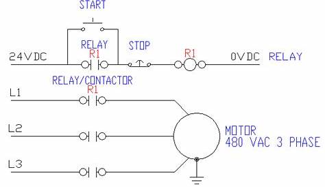 Control Wiring - 3 Wire Control - Start Stop Circuit — TW Controls