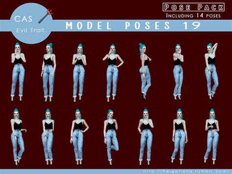 The Sims Resource Model Poses Posepack And Cas