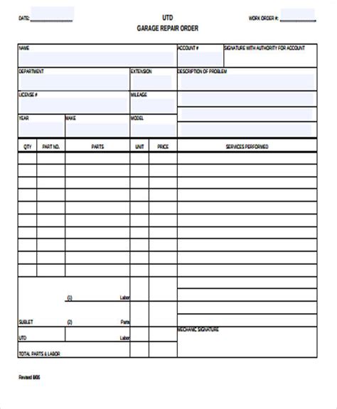 In the advanced work order form, you can enter a short general description, followed by a more detailed description that might identify the taxed: FREE 10+ Work Order Forms in MS Word | PDF