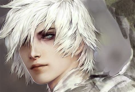 Label characters not from an established franchise as original. Image result for white haired anime elf male | Fantasy art ...