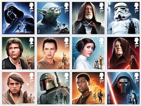 British Royal Mail Issues Star Wars Stamps To Celebrate The Force
