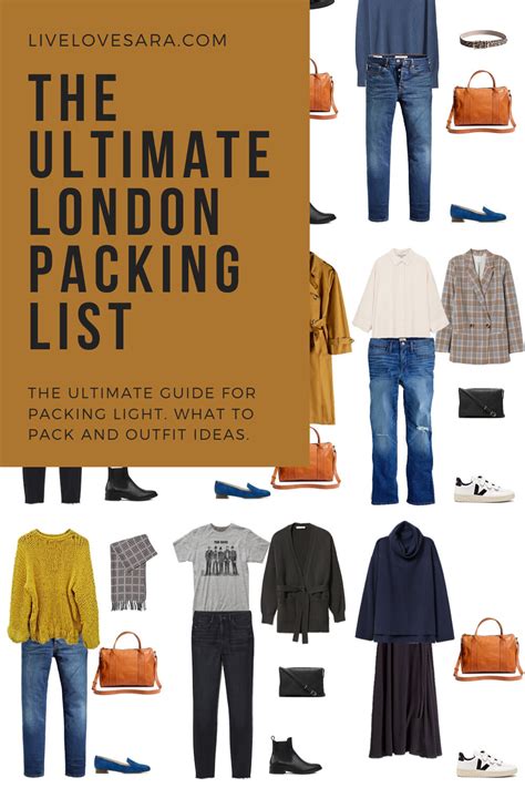 What To Pack For A 10 Days In London Packing List London Outfit Ideas