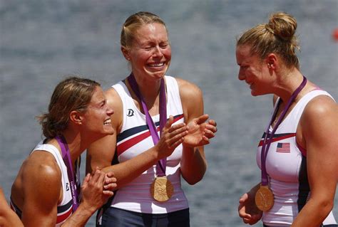 Canadas Womens Eight Rowing Team Celebrates Their Silver Moment The