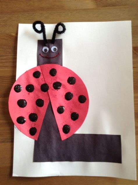 Letter Of The Day L Is For Ladybug Preschool Letter Crafts Alphabet