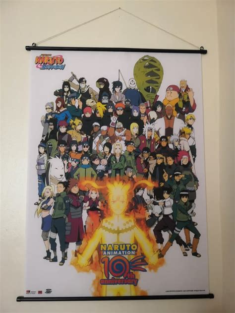 My Naruto Wall Scroll Who Is Your Favourite Character Pictured Naruto