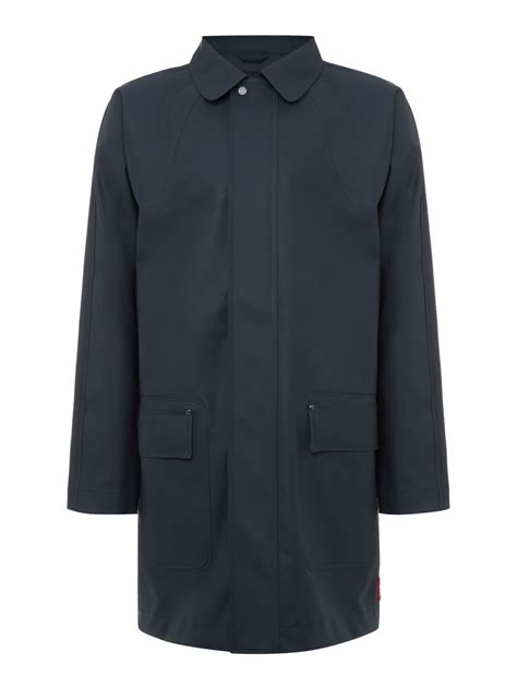 Hunter Original Rubber Raincoat In Black For Men Lyst