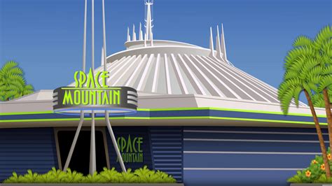 Space Mountain Full Music Loop Tomorrowland Magic Kingdom Walt