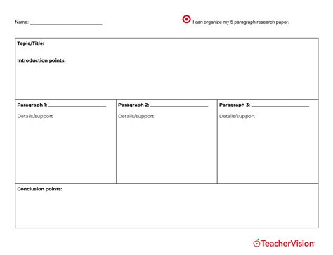 Similar to these transformations, there are. Writing a Research Paper Graphic Organizer - TeacherVision