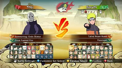 Naruto Shippuden Ultimate Ninja Storm Revolution Full Character Roster Costumes Youtube