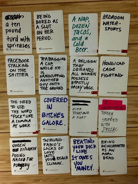 Diy Your Own Cards Against Humanity Or Awesome And Hilarious Ideas For
