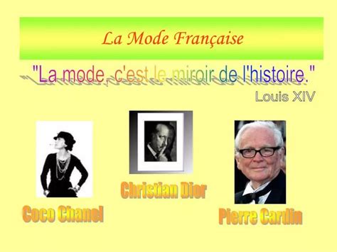 Ppt La Mode Française Powerpoint Presentation Free Download Id1134783