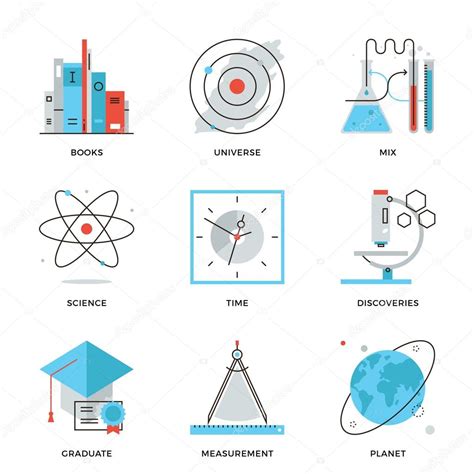 Science And Discovery Icons Stock Vector Image By ©bloomua 65044083