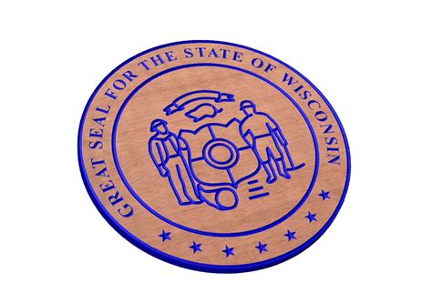 Wisconsin State Seal Svg Etsy