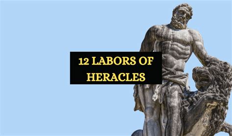 The 12 Labors Of Hercules Aka Heracles Symbol Sage