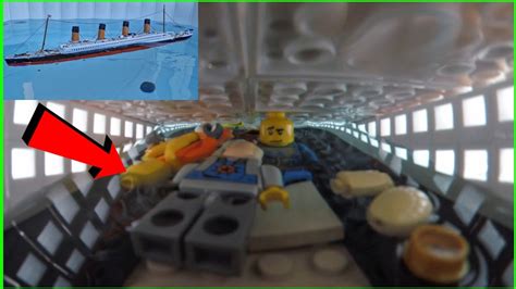 Inside Lego Titanic Copy Sinking Youtube