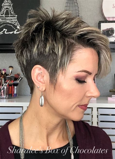 Pixie With Undercut Short Hair Trends Pixie Haircut For Thick Hair