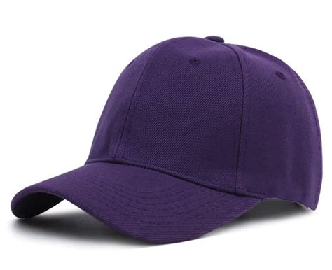 Wholesale Plain Purple Baseball Cap