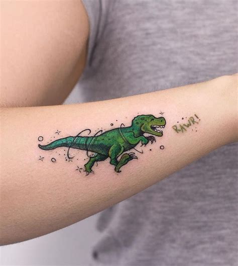 15 Tatuajes Que Toda Amante De Los Dinosaurios Va A Amar Tattoos 3d Mini Tattoos Unique