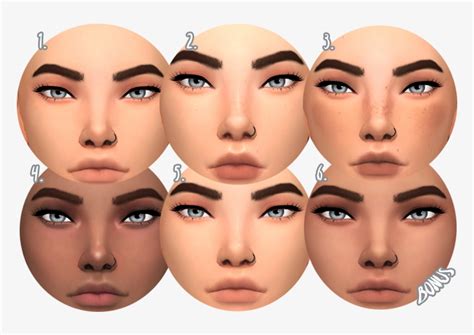 Top 5 Skin Overlays Jogo The Sims 4 The Sims 4 Skin Sims 4 Mm Skins