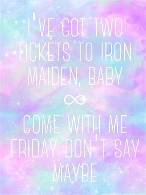 I have a dream about her. I'm just a teenage dirtbag baby like you | Best song ...