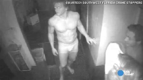 Naked Men Caught On Camera Stealing Bacon