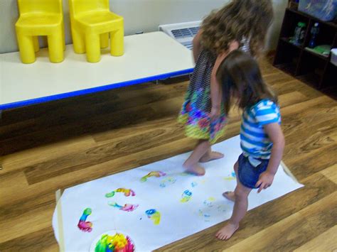 Color Me Safari Preschool Painting With Our Feet