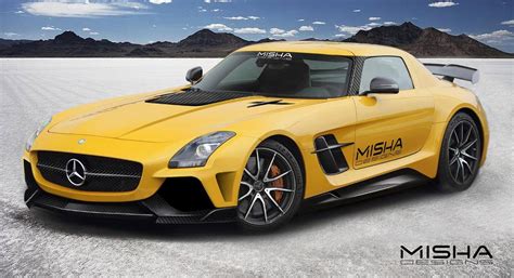 misha design previews mercedes benz sls amg aftermarket body kit a mercedes