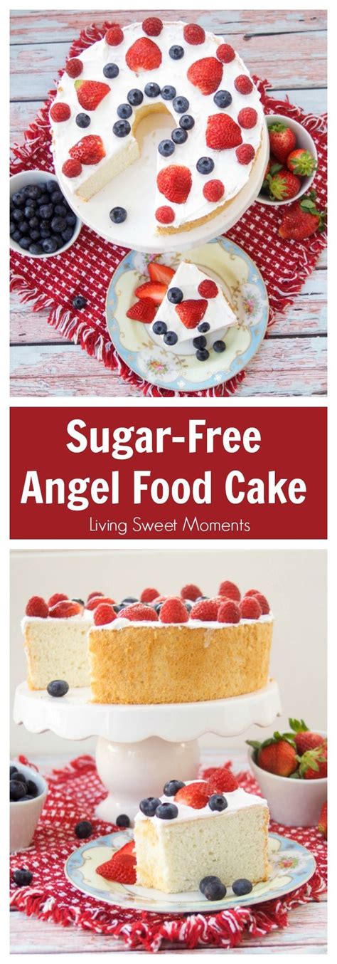Thanks to grandma's homemade angel food cake recipes, you'll be able to make light and fluffy dessert cakes with a truly divine taste. Sugar Free Angel Food Cake | Recipe | Sugar free angel food cake recipe, Sugar free baking ...