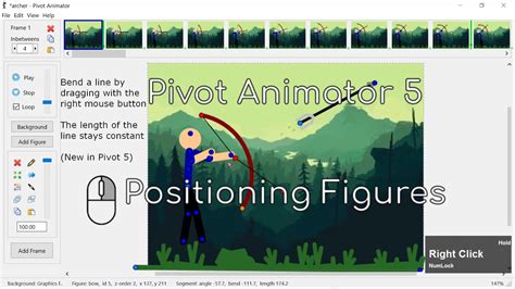 Positioning Figures In Pivot Animator 5 Youtube