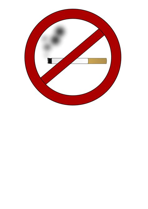 No Smoking Free Stock Photo Illustration Of A No