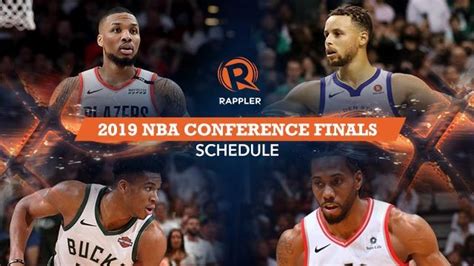 Game Schedule Nba Western And Eastern Conference Finals 2019
