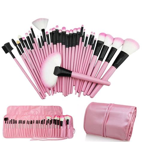 Hot Item Wholesale 32pcs Pink Professional Complete Cosmetic Makeup