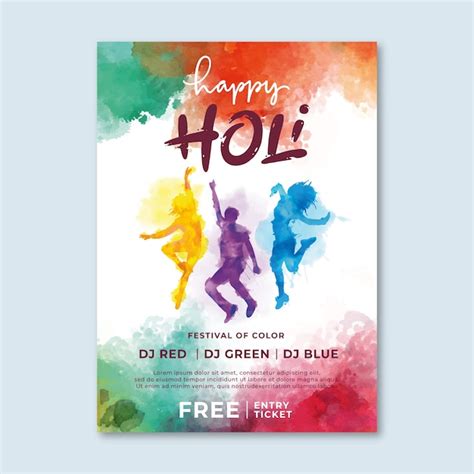 Holi Poster Images Free Download On Freepik