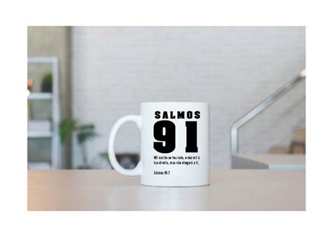 Caneca De Ceramica Salmo 91 0001 Elo7