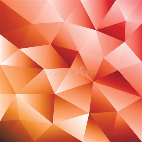 Abstract Red Triangle Geometrical Background Red Pattern Stock Vector