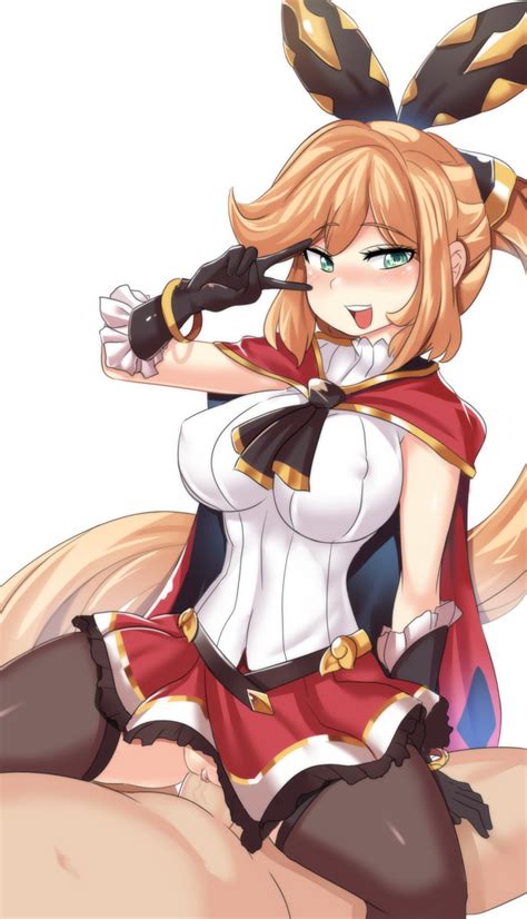Rule 34 Blonde Hair Bow Cape Clarisse Granblue Fantasy Clothed Sex