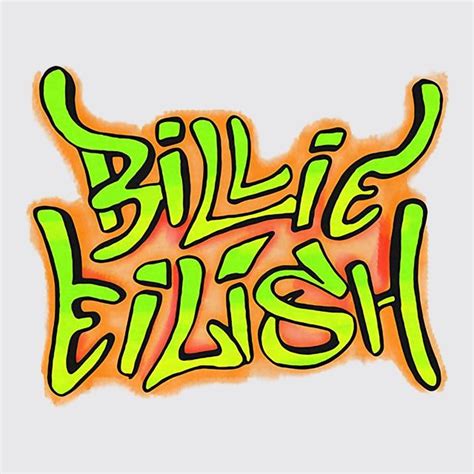 Design Billie Eilish Name Logo Design Billie Eilish Name Logo All