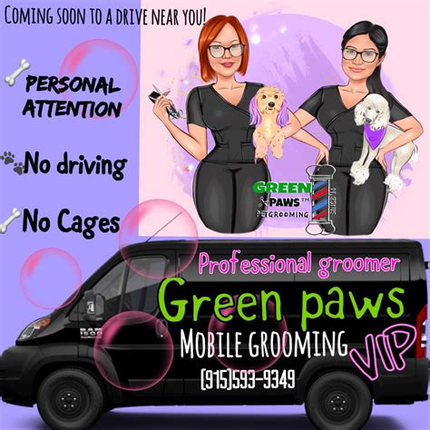 Green Paws Mobile Grooming Updated May 2024 El Paso Texas Pet