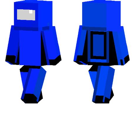 Among Us Blue Character Minecraft Pe Skins