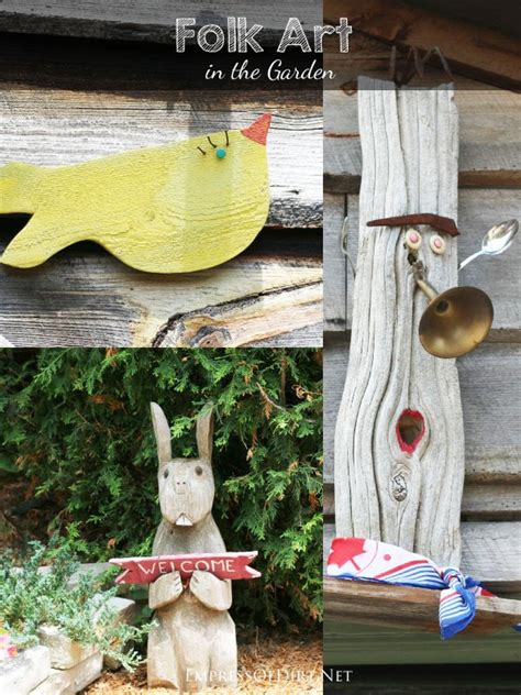 15 Creative Folk Art Ideas In The Garden Empress Of Dirt