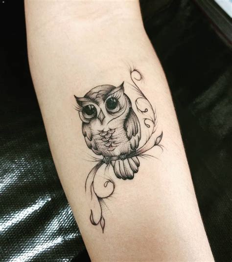 Cute Owl Tattoo © Rogério Borges 🌛 🌟🌛 Cute Owl Tattoo Owl Tattoo