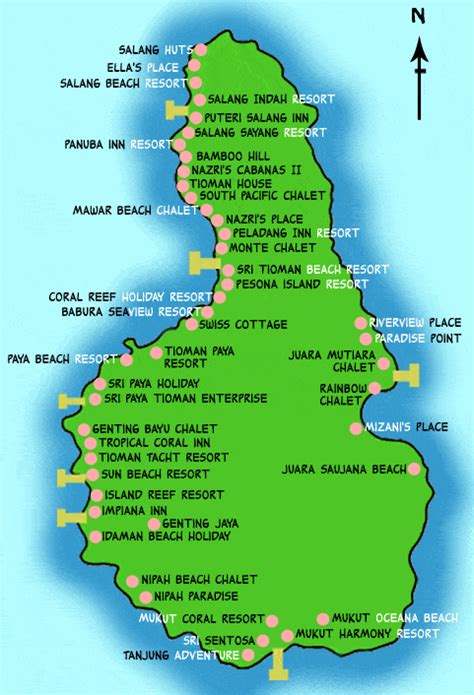 There are two ways for getting to tioman island depending on your time. Tioman island Travel Tips - Malaysia Things to do, Map and ...