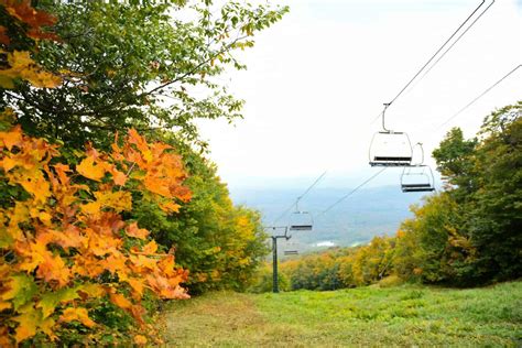 Autumn Adrenaline Adventure Foliage At Bromley Mountain