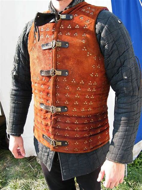 Handmade Thick Padded Medieval Armor Armour Brigandine Gambeson Aketon