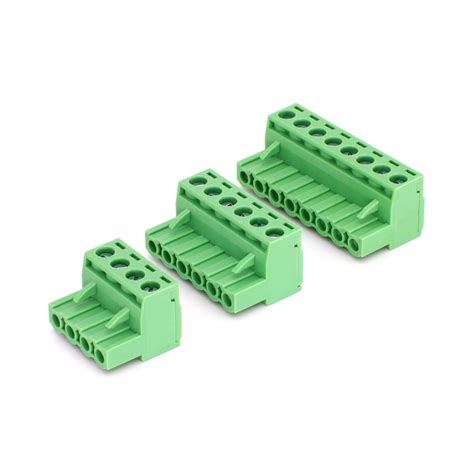 508mm Pitch Pluggable Pcb Male Terminal Block Wire Cable Connector China Terminal Block And