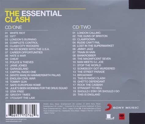 The Clash Essential 2xcd Rebrand Menart