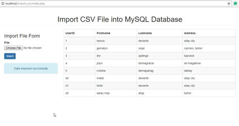 How To Import Csv File Into Mysql Database Using Phpmysqli