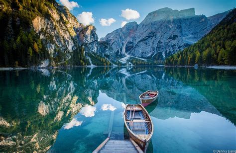 Lago Di Braies Dolomites South Tyrol Lake Alps