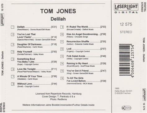 Tom Jones Delilah 1995 Avaxhome